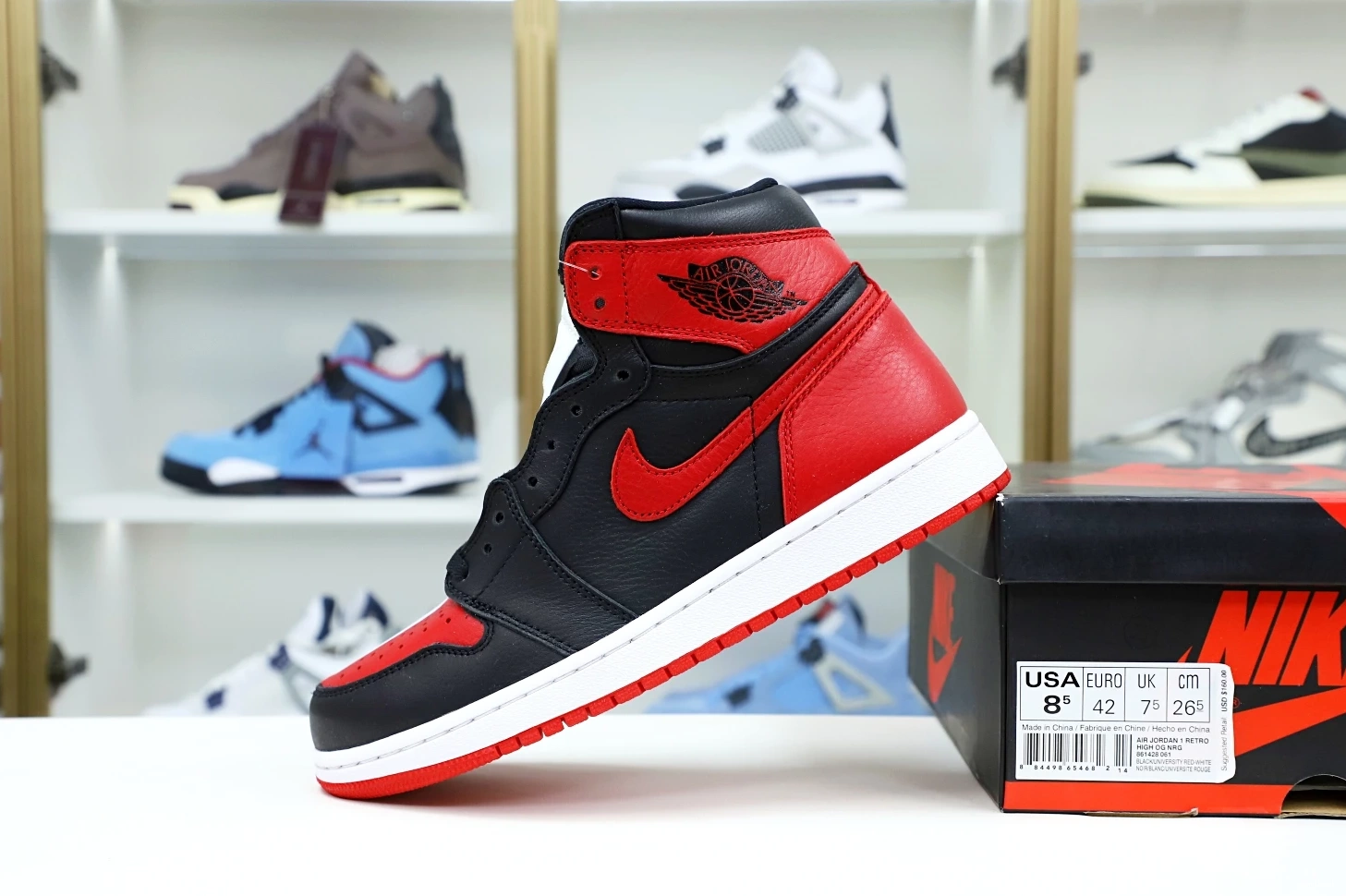 'HOMAGE NRG Kimikick HIGH RETRO OG TO 1919 JORDAN 1 AIR EXCLUSIVE CHICAGO HOME' ModernLook 0601